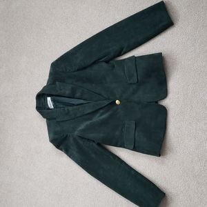 Calvin Klein Velvet Green Blazer